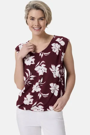 Stooker Women Shirttop VEGA Print Top Blusentop Regular Fit für Damen