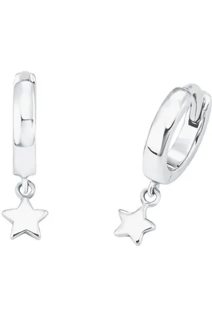 QS by s.Oliver Ohrstecker-Set Creolen für Mädchen, 925 Sterling Silber (Creolen, 2-tlg) - Verkäufer: Amor GmbH