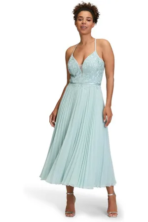 Vera Mont Abendkleid Abendkleid mit Stickerei Plissee