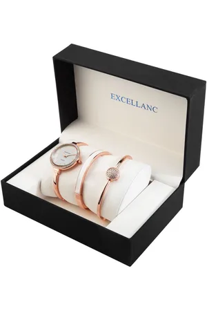 Excellanc Schmuckset EX0597 Damengeschenkset mit Armbanduhr und zwei (Einzeln, inkl. Schmuckbox) - Verkäufer: Shaghafi GmbH
