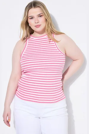 STUDIO UNTOLD Longtop Tanktop Slim Shape Rippjersey Ringel - Verkäufer: Popken Fashion Group