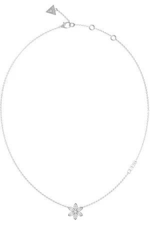 Guess Kette mit Anhänger Schöne Stahlkette mit weißer Lotusblume JUBN04146JWRHT/U - Verkäufer: Parfümerie Wilhelm Haas
