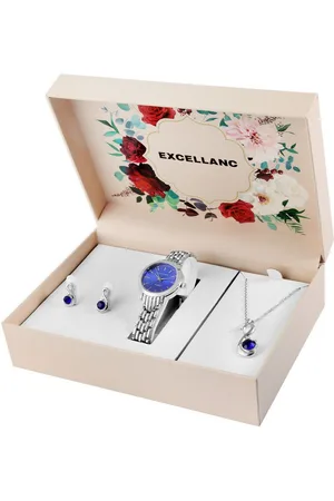 Excellanc Schmuckset 1800232 Geschenkset mit Damenuhr, Halskette und (Einzeln) - Verkäufer: Shaghafi GmbH