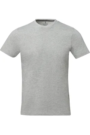 Elevate Nanaimo Herren T-Shirt nachhaltiges Baumwoll-Shirt 160 g/m2 Basic-Shirt Unterzieh-Shirt 3801190 Grau