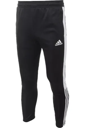 adidas Tiro nachhaltige Sport-Hose für Jungen und Mädchen mit AEROADY Technologie Alltags-Jogger Fitness-Hose H59992 Schwarz/Weiß