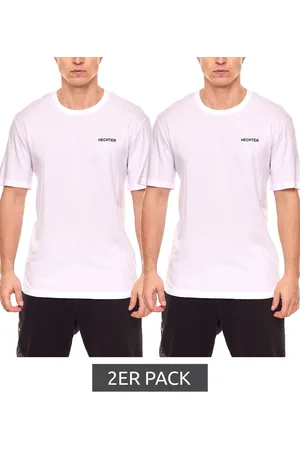 Daniel Hechter 2er Pack Herren Rundhals-Shirt Baumwoll T-Shirt NI58100 7002 Weiß