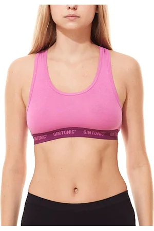 Gin Tonic Damen Sport-BH mit Ringerrücken Bustier 212061938 Pink