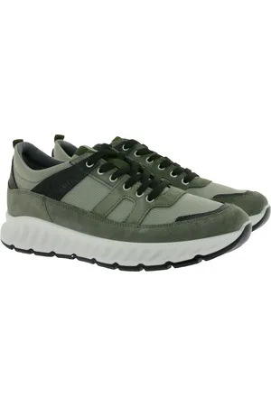 Fretz Men Saul Herren Sport-Schuhe mit Shock-Absorber Sneaker Made in Italy 6010.7889 16 Grau/Grün