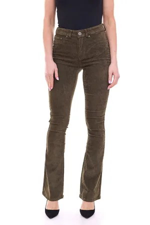 ARIZONA Ultraflex Corduroy Bootcut-Jeans modische Damen Alltags-Hose High-Waist Jeans Kurzgröße 89756643 Khaki
