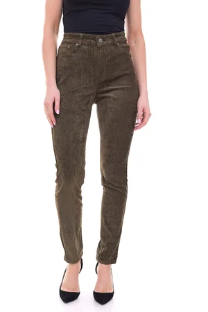 ARIZONA Bootcut-Hose Damen stylische High Waist Hose elastische Cordhose Kurzgröße 69470727 Grün
