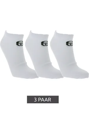 Sergio Tacchini 3 Paar Sneaker-Socken modische Baumwoll-Socken 230000830 Weiß