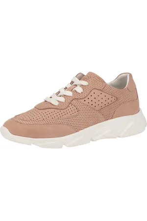 Sansibar Damen Echtleder-Schuhe stylische Sneaker Freizeit-Schuhe 1047808 Rosa