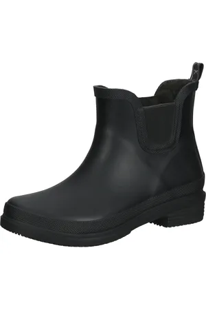 Sansibar Damen Chelsea-Boots wasserabweisende Übergangs-Schuhe 1082846 Schwarz