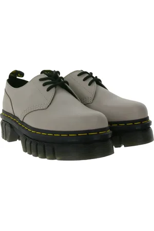 Dr. Martens Audrick Damen Low-Top Echtleder-Schuhe robuste Halb-Schuhe 27147348 Taupe