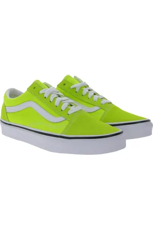 Vans Old Skool Sneaker Damen Low-Top Schuhe Schnür-Schuhe VN0A5KS9ZUD1 Gelb/Grün