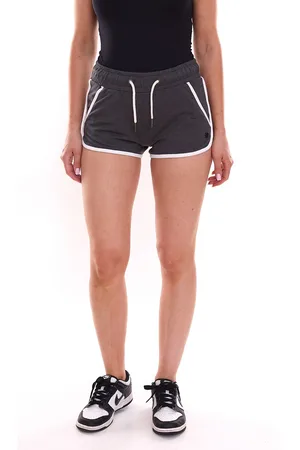 Ocean Damen Sweat-Shorts kurze Hose mit seitlichen Eingriffstaschen 99736902 Dunkelgrau