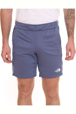 The North Face Mountain Athletics Herren Fleece-Shorts sportliche Sommer-Hose mit Eingrifftaschen NF0A82300EA1 Blau