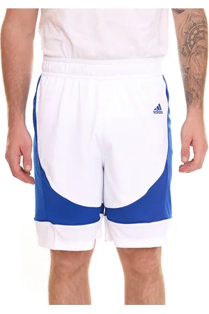 adidas N3XT L3V3L Prime Game Herren Basketball-Shorts nachhaltige Sport-Hose GI8714 Weiß/Blau