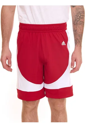 adidas N3XT L3V3L Prime Game Herren Basketball-Shorts nachhaltige Sport-Hose FR9449 Rot/Weiß
