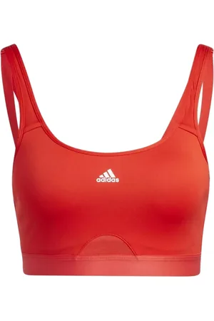adidas TRNHSGOOD Damen Sport-BH mit AEROREADY-Technologie Bustier HD2835 Rot