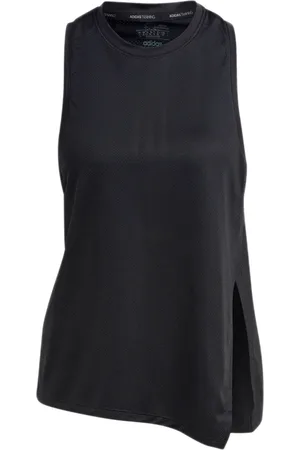 adidas Damen Tank-Top Sport-Top mit AEROREADY-Technologie Fitness-Shirt Rundhals-Shirt HY5395 Schwarz