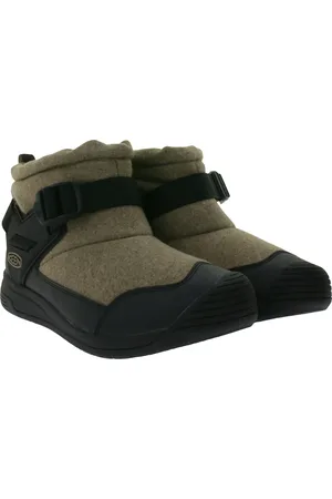 Keen Hoodromeo Herren Winter-Stiefelette mit Fleece-Futter Schnee-Schuhe bis -20 Grad isolierende Winter-Stiefel 1026795 Beige/Schwarz
