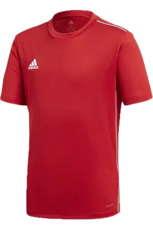 adidas Core 18 Sport-Shirt für Jungen und Mädchen mit ClimaLite-Technologie Sport-Trikot Fitness-Oberteil CV3496 Rot