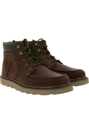 Caterpillar Byron Herren Stiefel aus Vollnarbenleder Winter-Boots mit Knöchelpolster P723602 Braun