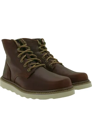 Caterpillar Chronicle Herren Echtleder-Schuhe Winter-Schuhe Schnür-Schuhe Herbst-Boots P724972 Braun