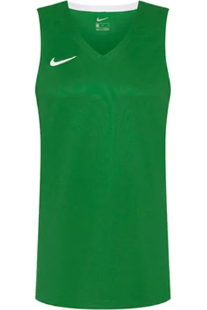 Nike Team Fitness Damen Tank-Top mit DryFit Sport-Shirt Trainings-Shirt NT0211-302 Grün/Weiß