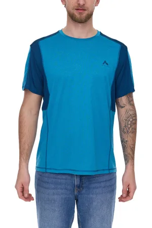 mc kinley Haloy M Herren Trainings-Shirt aus Dry Plus-Material Sport-Shirt Fitness-Shirt 421810 900 911 Blau/Petrol