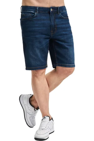 Denim Project Ohio Herren Jeans nachhaltige Bermuda-Shorts Sommer-Shorts DP-10023-038 558 Dunkelblau
