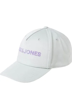 JACK & JONES Adrian Herren Snapback-Cap mit Marken-Schriftzug auf der Front Baseball-Cap 12235403 Grau