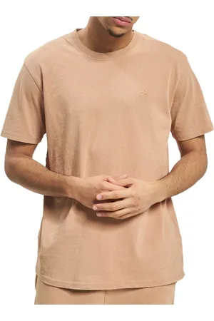 Staple Broadway Herren T-Shirt modisches Baumwoll-Shirt mit Logo auf der Brust 2209C7068 Hellbraun