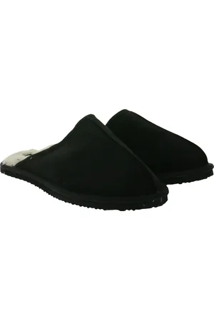 JACK & JONES Dudely Hausschuh gefütterte Pantoffeln Hausschlappen 12187557 Schwarz