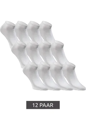 JACK & JONES 12 Paar Short Sock Sneaker-Socken Sport-Strümpfe Baumwoll Quarter-Socken 12260511 Weiß