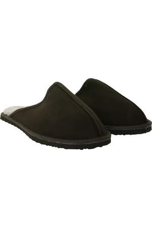 JACK & JONES Dudely Hausschuh gefütterte Pantoffeln Hausschlappen 12187558 Braun
