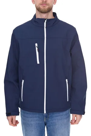 SANTINO Herren wasserabweisende Softshell-Jacke Outdoor-Jacke Alltags-Jacke 1009676 Blau
