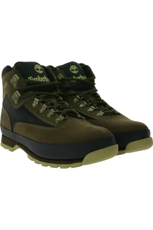 Timberland Euro Hiker Mid Herren wasserdichte Wander-Schuhe Trekking-Boots Outdoor-Schuhe TB0A5ZJ5968 Braun/Schwarz