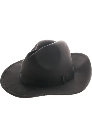 ABOUT YOU Edward Fedora Hut modischer Alltags-Hut mit Zierschleife 4606m-8-Fra Schwarz