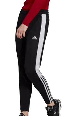 adidas Tiro Damen Sport-Hose mit AEROREADY Technologie nachhaltige Jogger Trainings-Hose H59988 Schwarz/Weiß