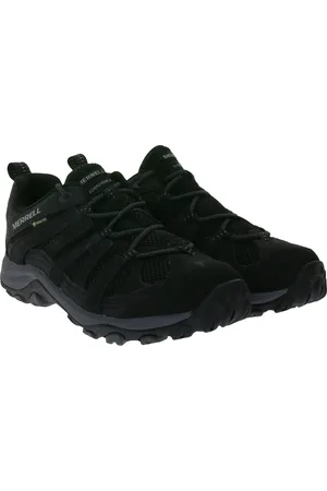 Merrell Alverstone 2 Gore-Tex Herren Wanderschuhe wasserdichte GTX Outdoor-Schuhe mit Wechselfußbett J036899 Schwarz