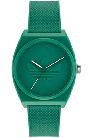 adidas Project Two Armband-Uhr mit Wasserdichtigkeit 5 ATM sportliche Quarzuhr Uhr AOST22032 Grün
