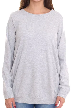 neun 9 monate Damen schlichtes Schwangerschafts-Shirt Umstands-Mode 54707926 Grau
