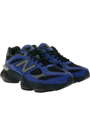 New Balance Herren Sneaker stylische Echtleder-Schuhe mit Dual-Density-Mittelsohle U9060NRH Blau/Schwarz