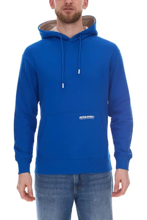 JACK & JONES Elegacy Herren Hoodie Kapuzen-Pullover Baumwoll-Sweater 12256534 Blau