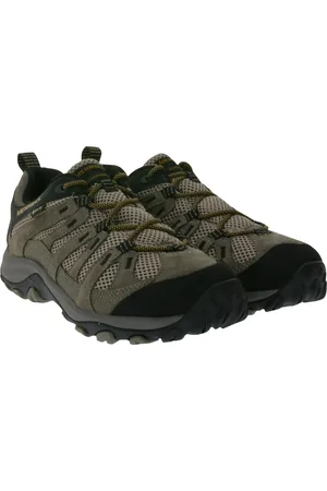 Merrell Alverstone 2 Gore-Tex Herren Wanderschuhe wasserdichte GTX Outdoor-Schuhe mit Wechselfußbett J037133 Hellbraun