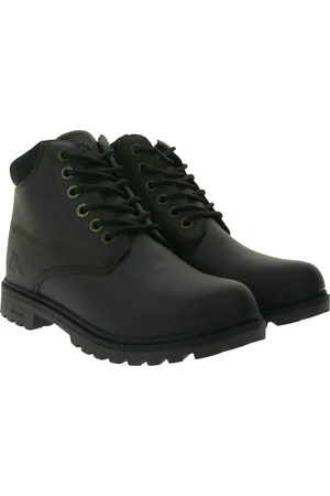Kappa Logo Tennessee 2 Herren Winter-Stiefelette Schnür-Boots in Kunstleder-Optik 303UY90-938 Dunkelbraun