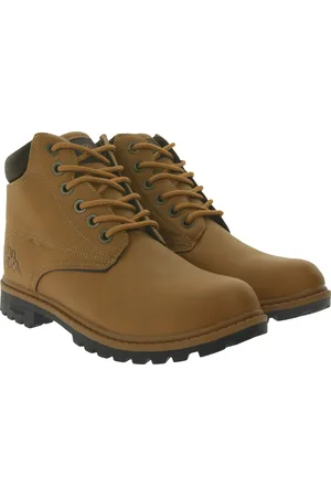 Kappa Logo Tennessee 2 Herren Winter-Stiefelette Schnür-Boots in Kunstleder-Optik 303UY90-937 Braun/Beige