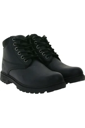 Kappa Logo Tennessee 2 Herren Winter-Stiefelette Schnür-Boots in Kunstleder-Optik 303UY90-935 Schwarz